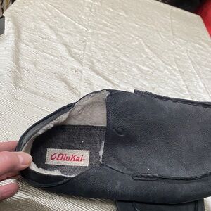 OluKai Men's Dark Gray Loafers